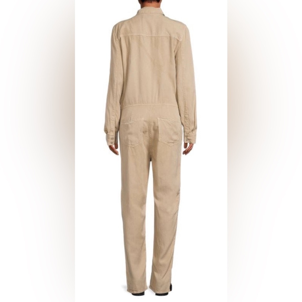 Etienne Marcel Tan Lyocell Aviator Jumpsuit - Picture 3 of 5
